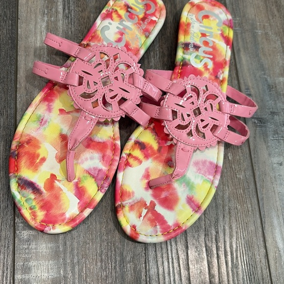 SAM EDELMAN Clara Sandal Flop Flop Flamingo Pink 9.5 - Picture 4 of 7